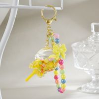 Cartoon Style Bow Knot Arylic Women's Bag Pendant Keychain sku image 3