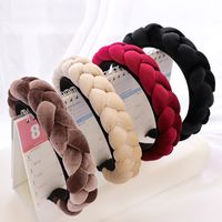 Elegant Simple Style Solid Color Cloth Hair Band main image 5