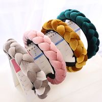 Elegant Simple Style Solid Color Cloth Hair Band main image 1
