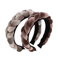 Elegant Simple Style Solid Color Cloth Hair Band main image 3