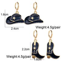 Wholesale Jewelry Cartoon Style Geometric Alloy Enamel Drop Earrings main image 5