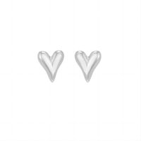 1 Paar IG-Stil Elegant Romantisch Herzform Polieren Überzug Rostfreier Stahl 18 Karat Vergoldet Ohrstecker main image 2