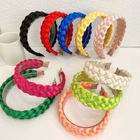 Simple Style Classic Style Solid Color Cloth Hair Band main image 3