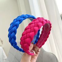 Simple Style Classic Style Solid Color Cloth Hair Band main image 4