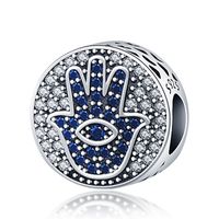 Ig Style Cross Devil's Eye Heart Shape Copper Plating Inlay Zircon Jewelry Accessories main image 5
