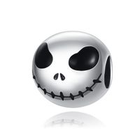 Ig Style Funny Pumpkin Heart Shape Skull Copper Plating Inlay Zircon Halloween Jewelry Accessories sku image 4
