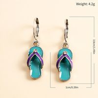 Wholesale Jewelry Streetwear Geometric Alloy Enamel Drop Earrings main image 5