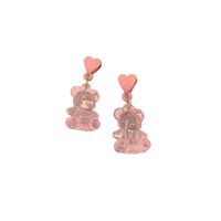 Wholesale Jewelry Cute Bear Arylic Drop Earrings main image 3