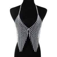 Sexy Modern Style Simple Style Tassel Rhinestones Alloy Iron Wholesale Body Chain main image 2