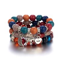 Style Classique Rond Alliage Perlé Femmes Bracelets main image 4