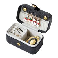 Cute Pastoral Solid Color Pu Leather Jewelry Boxes sku image 5