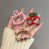 Women's Cute Cherry Cat Alloy Hair Claws main image 1