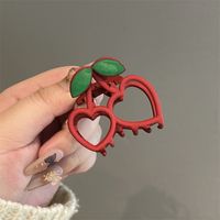 Women's Cute Cherry Cat Alloy Hair Claws main image 3