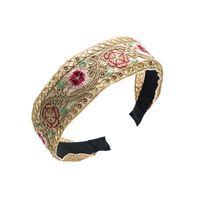 Elegant Luxurious Flower Petal Sequin Cloth Embroidery Flowers Hair Band main image 4