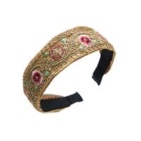 Elegant Luxurious Flower Petal Sequin Cloth Embroidery Flowers Hair Band main image 5