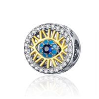 Casual Shiny Eye Sterling Silver Inlay Zircon Jewelry Accessories sku image 5