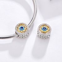 Casual Shiny Eye Sterling Silver Inlay Zircon Jewelry Accessories main image 5