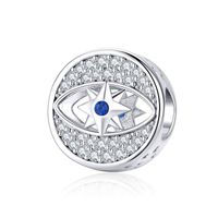 Casual Shiny Eye Sterling Silver Inlay Zircon Jewelry Accessories sku image 4