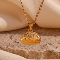 Vintage Style Classic Style Geometric Stainless Steel Plating 18k Gold Plated Pendant Necklace main image 4