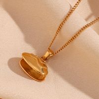 Vintage Style Classic Style Geometric Stainless Steel Plating 18k Gold Plated Pendant Necklace main image 3