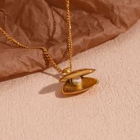 Vintage Style Classic Style Geometric Stainless Steel Plating 18k Gold Plated Pendant Necklace main image 1