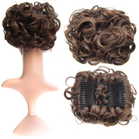 Women's Cute Sweet Casual Weekend Chemical Fiber High Temperature Wire Short Curly Hair Wigs sku image 3