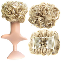 Women's Cute Sweet Casual Weekend Chemical Fiber High Temperature Wire Short Curly Hair Wigs sku image 1