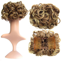 Women's Cute Sweet Casual Weekend Chemical Fiber High Temperature Wire Short Curly Hair Wigs sku image 2
