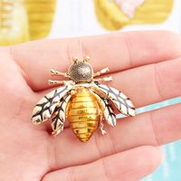 Casual Cute Pastoral Insect Beetles Bee Alloy Inlay Rhinestones Unisex Brooches main image 6