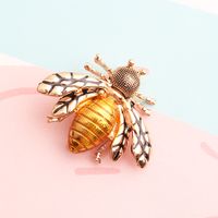 Casual Cute Pastoral Insect Beetles Bee Alloy Inlay Rhinestones Unisex Brooches sku image 4