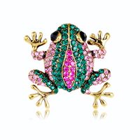 Rétro Animal Alliage Incruster Strass Femmes Corsage Broches sku image 5