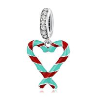 Casual Heart Shape Sterling Silver Inlay Zircon Jewelry Accessories main image 3