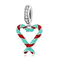 Casual Heart Shape Sterling Silver Inlay Zircon Jewelry Accessories sku image 1