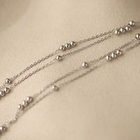 201 Stainless Steel Gold Plated Casual Simple Style Plating Round Pendant Necklace main image 4