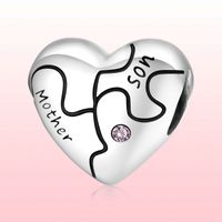 غير رسمي شكل القلب الفضة الاسترليني ترصيع الزركون اكسسوارات المجوهرات main image 8