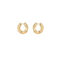 1 Pair Casual Commute Circle Plating Copper 18k Gold Plated Earrings main image 3