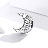 Casual Shiny Star Moon Sterling Silver Inlay Zircon Jewelry Accessories main image 7