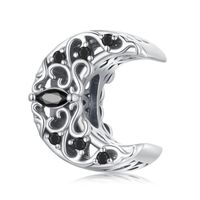 Casual Shiny Star Moon Sterling Silver Inlay Zircon Jewelry Accessories sku image 4