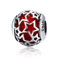 Casual Shiny Star Moon Sterling Silver Inlay Zircon Jewelry Accessories sku image 3