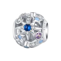 Casual Shiny Star Moon Sterling Silver Inlay Zircon Jewelry Accessories sku image 7