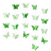 Butterfly-shaped Paper String Garland Birthday Party Decoration Balloon Tassel Pendant sku image 4