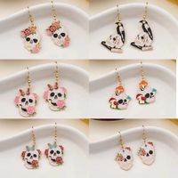 Wholesale Jewelry Funny Skull Alloy Ear Hook main image 8