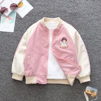 Casual Simple Style Horse Cotton Blend Girls Outerwear main image 2