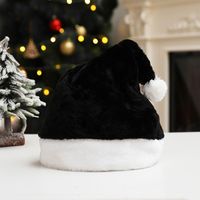 Christmas Cute Solid Color Plush Party Festival Christmas Hat sku image 5
