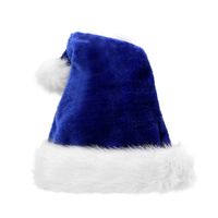 Christmas High-end Plush Christmas Hat Plus-sized Thick Big Ball Christmas Hat Hat For The Elderly Green Pink Red main image 3