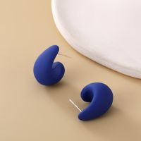 1 Pair Sweet Water Droplets Resin Ear Studs sku image 4