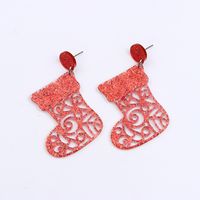 Wholesale Jewelry Simple Style Bow Knot Arylic Printing Drop Earrings sku image 3