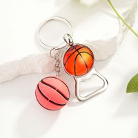 Des Sports Balle Basket-ball Football Métal Unisexe Pendentif De Sac Porte-clés main image 1