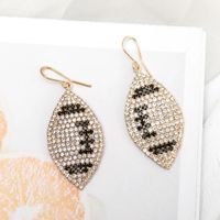 Wholesale Jewelry Streetwear Printing Basketball Rhinestone Rhinestones Plating Inlay Drop Earrings sku image 2