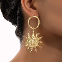 Wholesale Jewelry Lady Streetwear Geometric Alloy Plating Drop Earrings main image 1